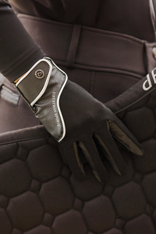 Riding Gloves Summer Mesh Black