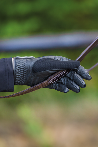 Riding Gloves Summer Mesh Black