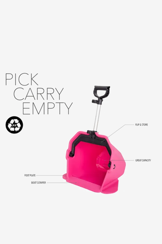 Gödselplockare Quick Pick Komplett Cerise