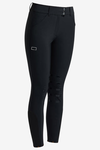 Ridbyxor Hög Midja Knä Grip Svart