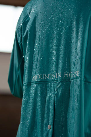 Regnfrakke Mindy Teal Blue