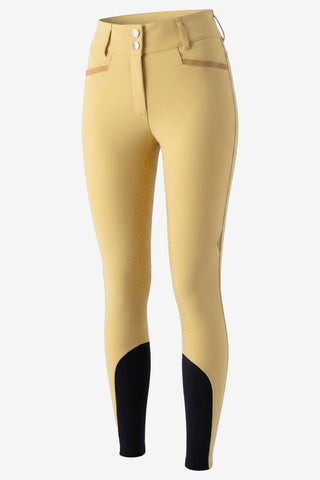 Breeches Eqcrystalef Full Grip High Khaki Stone