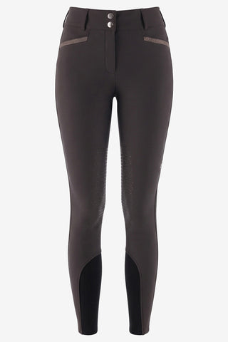 Breeches Eqcrystalek Knee Grip Coffee Bean