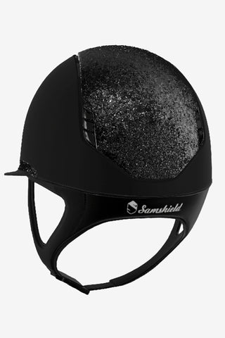 Ridhjälm 2.0 Miss Shield Shadowmatt Crystal Fabric + Crystal Blazon Matt Trim Svart