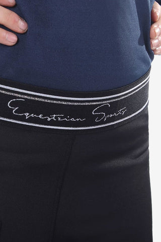 Ridtights Eden Junior Full Grip Svart
