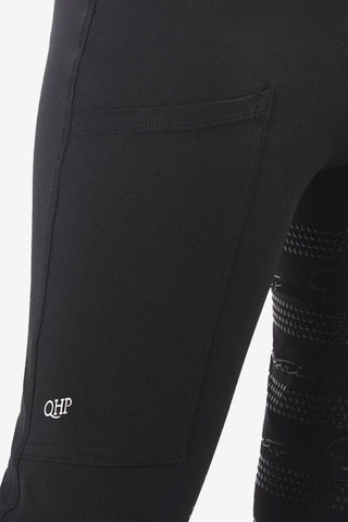 Ridtights Eden Junior Full Grip Svart