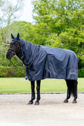Riding Rain Rug Navy