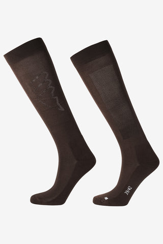 Riding Socks EQGlosy Coffee Bean