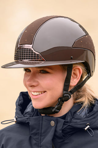 Riding Helmet SWING H24 Lady Spark Brown Glossy