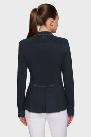 Victorine Kavaj Crystal Fabric Navy
