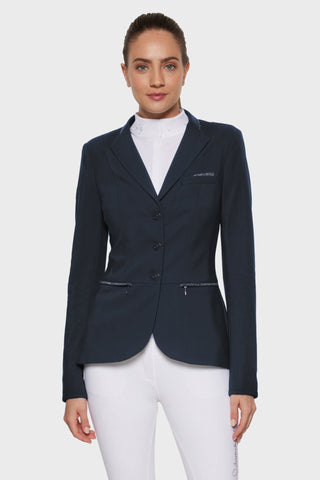 Victorine Kavaj Crystal Fabric Navy