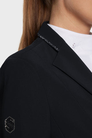 Victorine Kavaj Crystal Fabric Svart