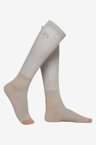 Chaussettes d'équitation Balzane Crystal Latte