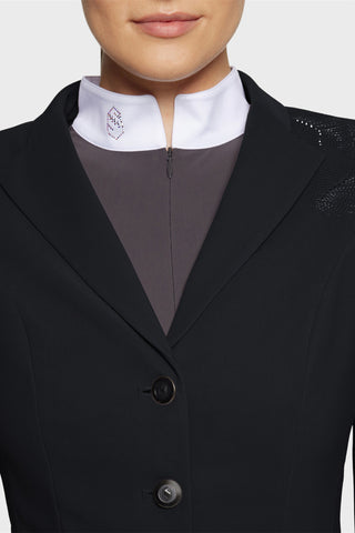 Riding Jacket Victorine Crystal Ferna Black SS26