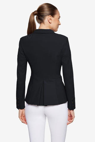 Riding Jacket Victorine Crystal Ferna Black SS26