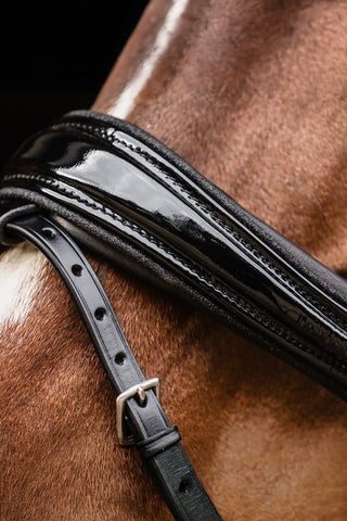 Träns Isabell Werth Satchmo Svart/Lack/Silver