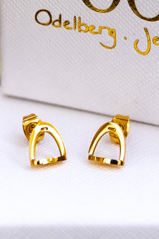 Små Örhängen Stigbyglar Guld