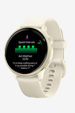 Smartklocka Vivoactive 6 Bone/Lunar Gold