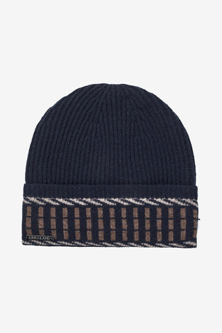 Gestrickte Mütze KLarno Navy