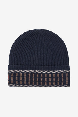 Gestrickte Mütze KLarno Navy