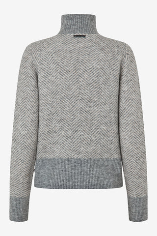 Sweter Dziany KLaudrey Light Grey Melange