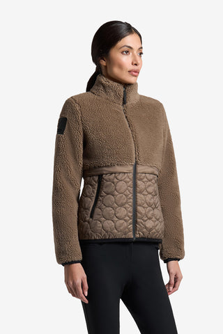 Teddyfleece Tröja Brun