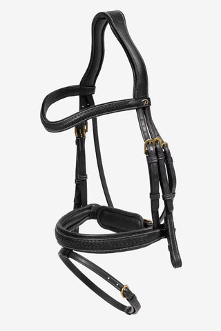 Träns Flätad Pullback Dyon Collection Svart