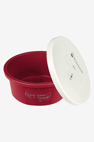 Futtereimer mit Deckel 2L Cherry Red