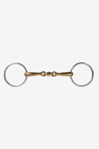 Tredelatbett Mässing Silver ring 14mm