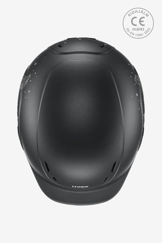 Ridhjälm Junior Kiddox Happyhorse Svart