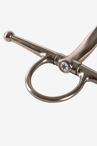 Velari mors full cheek double brisure acier inoxydable 14mm
