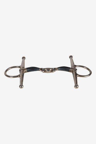 Full Cheek Bit Drievoudig Gebroken Sweet Iron 14mm