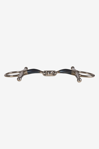 Velari Full Cheek bit dubbel gebroken sweet iron 16mm