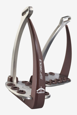 Säkerhetsstigbygel Steel1 Vita Brun/Silver