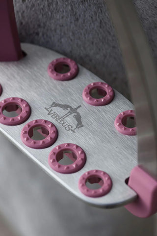 Säkerhetsstigbygel Steel1 Vita Ljusrosa/Silver