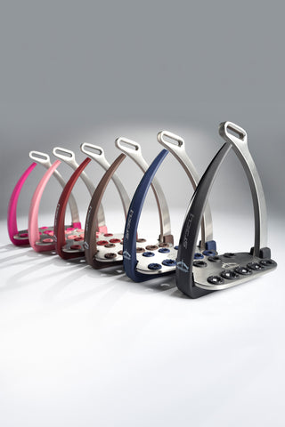 Säkerhetsstigbygel Steel1 Vita Rosa/Silver