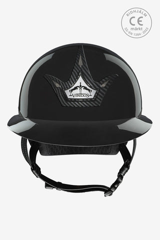 Ridhjälm Carbon Gel Vita GST Glossy Svart