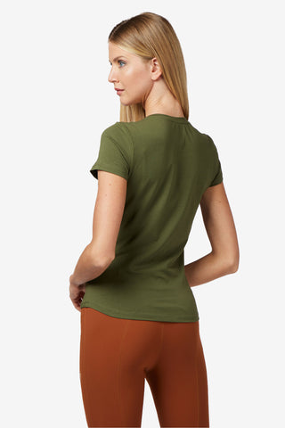Moneglia T-shirt Olivgrön