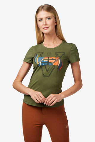 Moneglia T-shirt Olivgrön