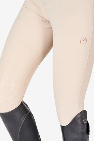 Ridbyxor Syracuse Knä Grip Beige