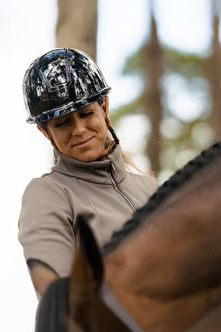 Vision Ridhjälm Mips Gem Shiny Svart