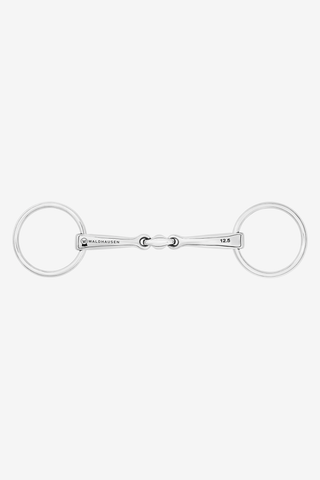 Bradoon Gebiss Lose Ringe Dreiteilig Edelstahl 14mm
