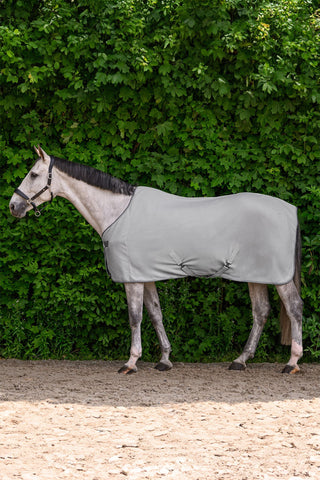 Fleecetäcke Economic med Maggjordar Silvergrey
