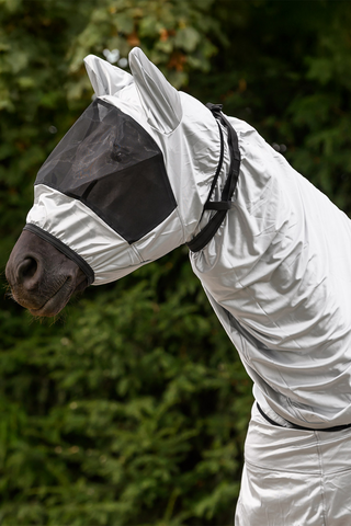Eczema Hood Silver Grey
