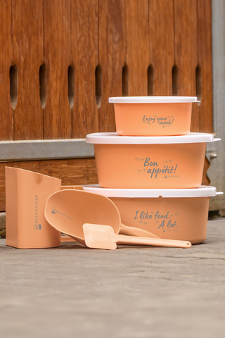 Foderskål med Lock 8L Peach