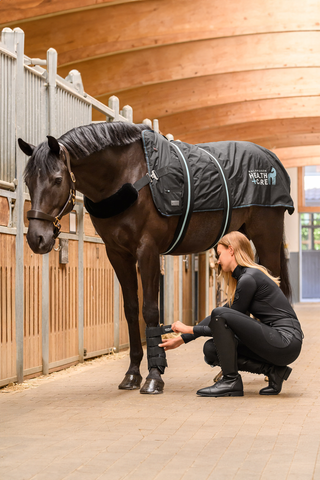 Värme Massagetäcke TecSupreme Svart