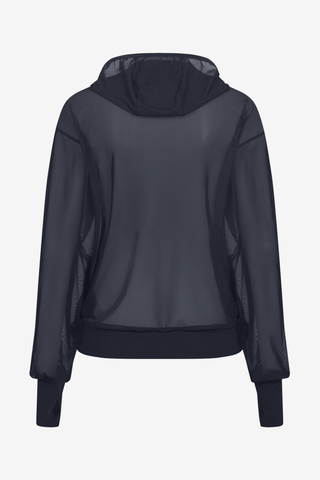Hoodtröja Ruby Mesh Navy