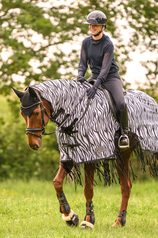 Hoodtröja Ruby Mesh Navy