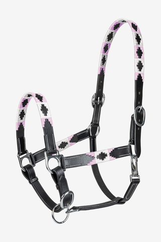 Lädergrimma X-Line Polo Rosa/Beige