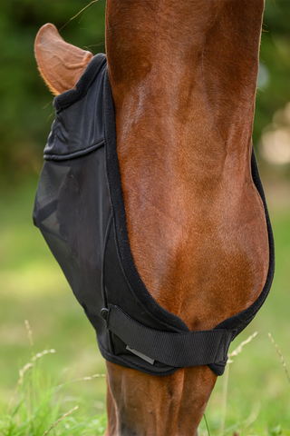 Fly Mask Premium Without Ears Black